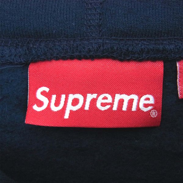 Supreme シュプリーム 18SS Nan Goldin Misty and Jimmy Paulette Hooded Sweatshirt ナンゴールディン フォトプリント パーカー ネイビー系 S【極上美品】【中古】