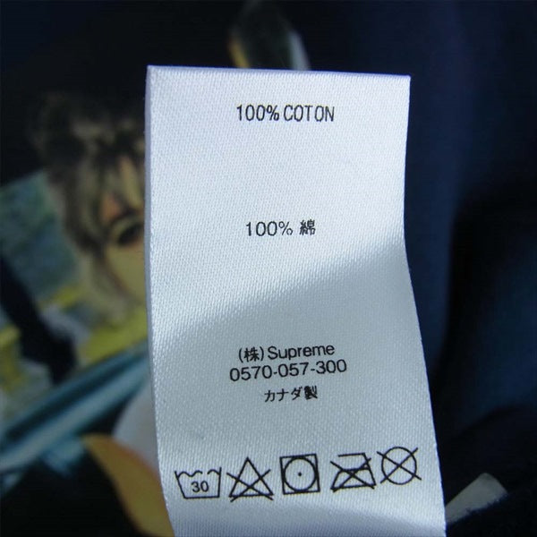 Supreme シュプリーム 18SS Nan Goldin Misty and Jimmy Paulette Hooded Sweatshirt ナンゴールディン フォトプリント パーカー ネイビー系 S【極上美品】【中古】