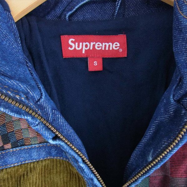 Supreme シュプリーム 18AW Corduroy Patchwork Denim Jacket 