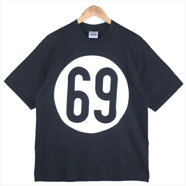 TENDERLOIN テンダーロイン 17SS T-TEE 69 サークル69ロゴ ヘビー Tシャツ Tシャツ ブラック系 ブラック系 L【中古】