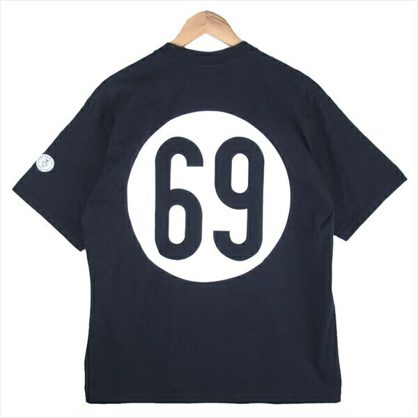 TENDERLOIN テンダーロイン 17SS T-TEE 69 サークル69ロゴ ヘビー Tシャツ Tシャツ ブラック系 ブラック系 L【中古】
