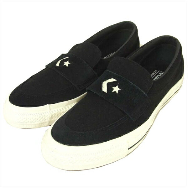 CONVERSE コンバース 1CL665 CS LOAFER SK ローカット スリッポン スニーカー ブラック系 ブラック系 25.5cm【美品】【中古】