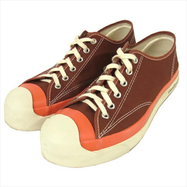 トーストフットアンドアイギア jam jazz or ska ジャム ジャズオアスカ ローカット スニーカー オレンジ系 5.5 【美品】【即決】 オレンジ系 5.5【美品】【中古】