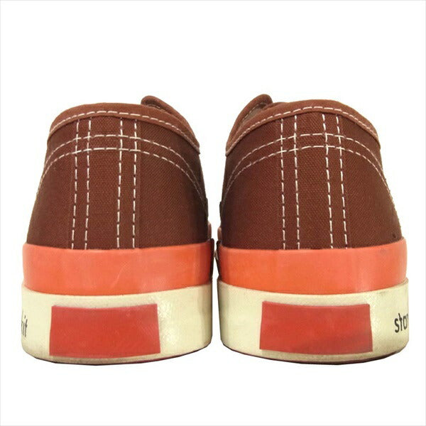 トーストフットアンドアイギア jam jazz or ska ジャム ジャズオアスカ ローカット スニーカー オレンジ系 5.5 【美品】【即決】 オレンジ系 5.5【美品】【中古】