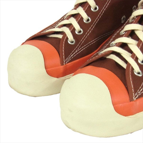 トーストフットアンドアイギア jam jazz or ska ジャム ジャズオアスカ ローカット スニーカー オレンジ系 5.5 【美品】【即決】 オレンジ系 5.5【美品】【中古】