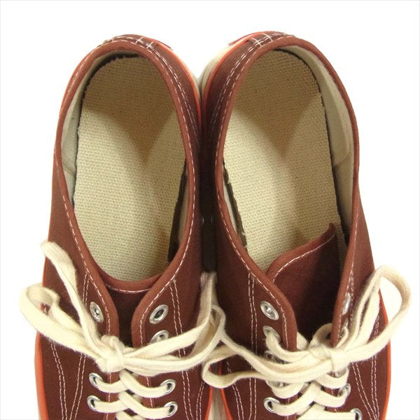 トーストフットアンドアイギア jam jazz or ska ジャム ジャズオアスカ ローカット スニーカー オレンジ系 5.5 【美品】【即決】 オレンジ系 5.5【美品】【中古】