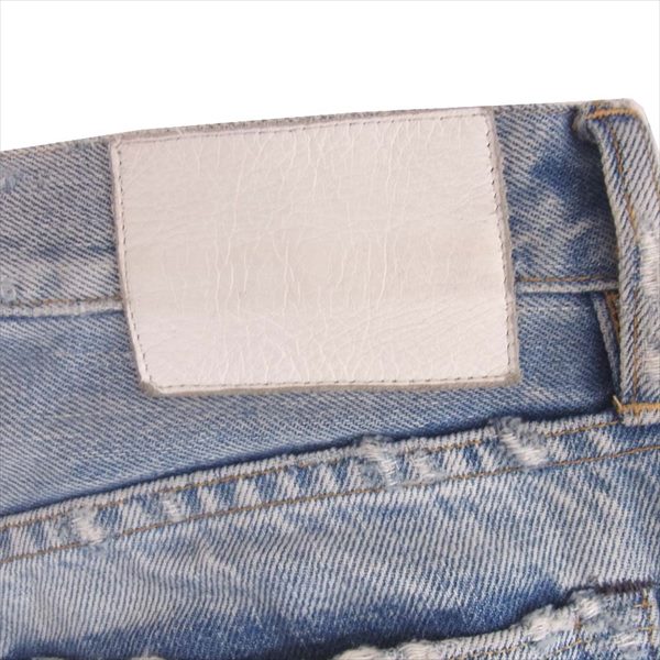 Ron Herman ロンハーマン 限定モデル 9420621751836 ダメージ リペア 加工 デニム パンツ インディゴブルー系 W31【中古】