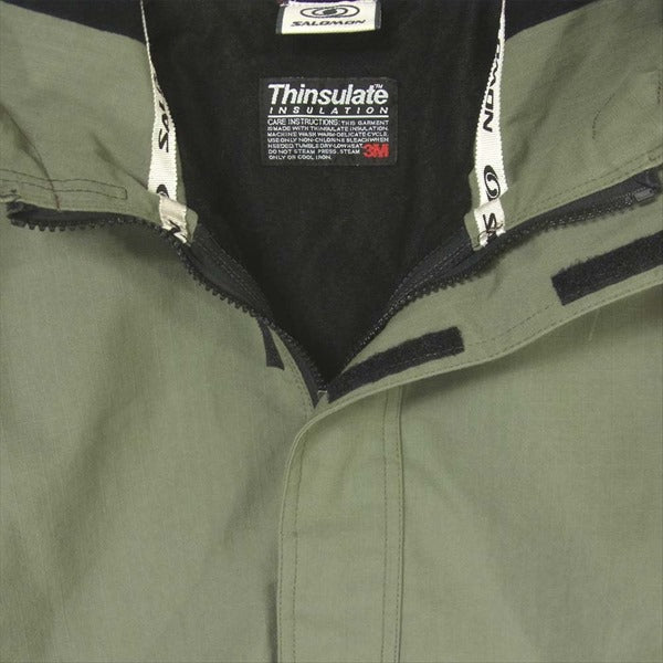 サロモン SAJ-99304 SNOW BLADE スノー ブレード コート ナイロンジャケット グレー系 M【中古】