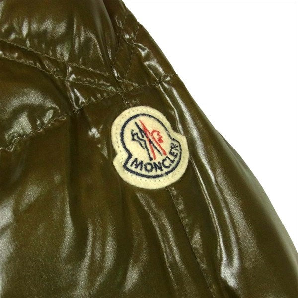 MONCLER モンクレール 国内正規品 40405 50 54210 RACINE ラシーン カモ 迷彩 リバーシブル ダウン ジャケット グリーン系 3【中古】