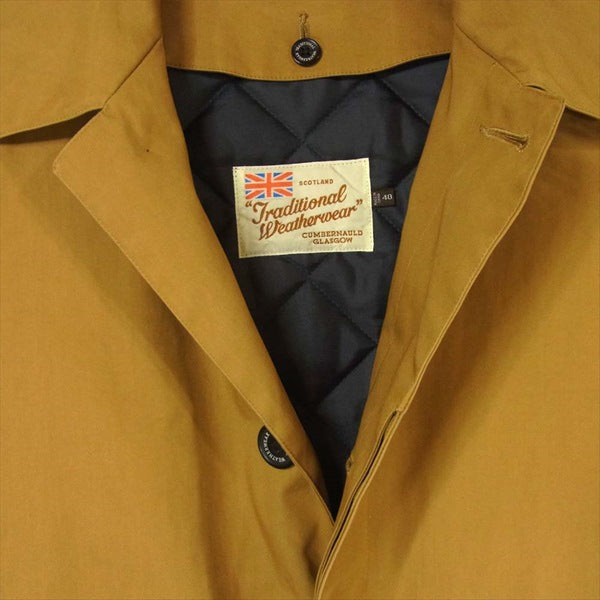 Traditional Weatherwear トラディショナルウェザーウェア CORBY コービー ステンカラーコート ブラウン系 ブラウン系 40【中古】