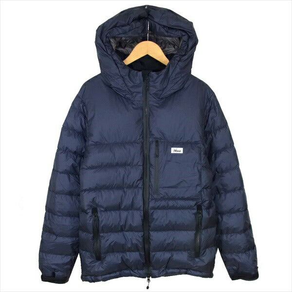 NANGA ナンガ 未使用品 ホワイトレーベル WHITE LABEL ナイロン 2018 ダウン ジャケット ネイビー系 L【極上美品】【中古】