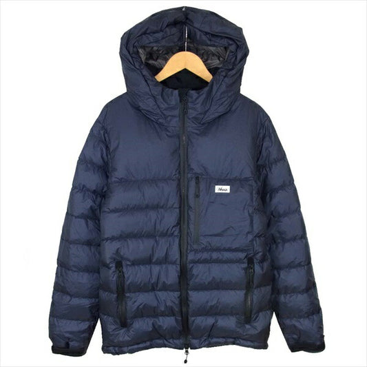 NANGA ナンガ 未使用品 ホワイトレーベル WHITE LABEL ナイロン 2018 ダウン ジャケット ネイビー系 L【極上美品】【中古】
