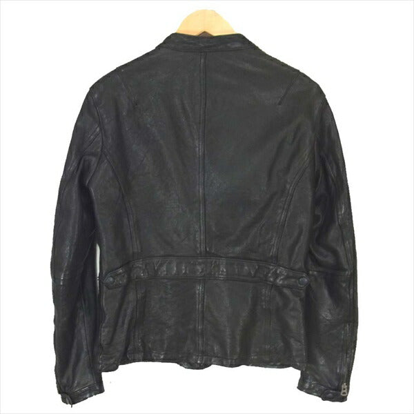 sage de cret サージュデクレ シープレザー シングル ライダース レザー ジャケット ブラック系 ブラック系 S【中古】
