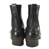 WHITE'S BOOTS ホワイツブーツ #100ソール 編み上げ ワーク レザー ハーフ 刻印 ブーツ ブラック系 7E【中古】
