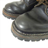 WHITE'S BOOTS ホワイツブーツ #100ソール 編み上げ ワーク レザー ハーフ 刻印 ブーツ ブラック系 7E【中古】