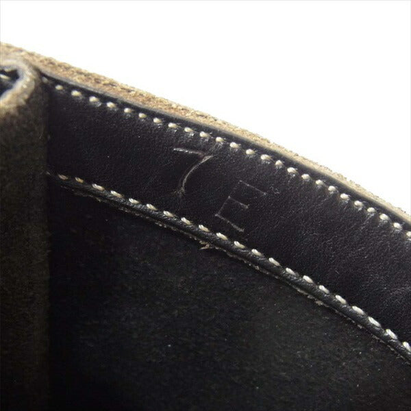 WHITE'S BOOTS ホワイツブーツ #100ソール 編み上げ ワーク レザー ハーフ 刻印 ブーツ ブラック系 7E【中古】