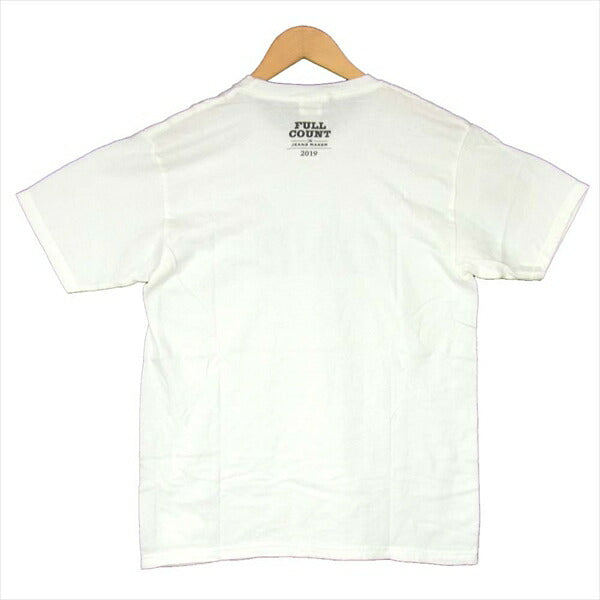 FULLCOUNT フルカウント プリント クルーネック 半袖 ショートスリーブ Tシャツ 白系 白系 40【美品】【中古】