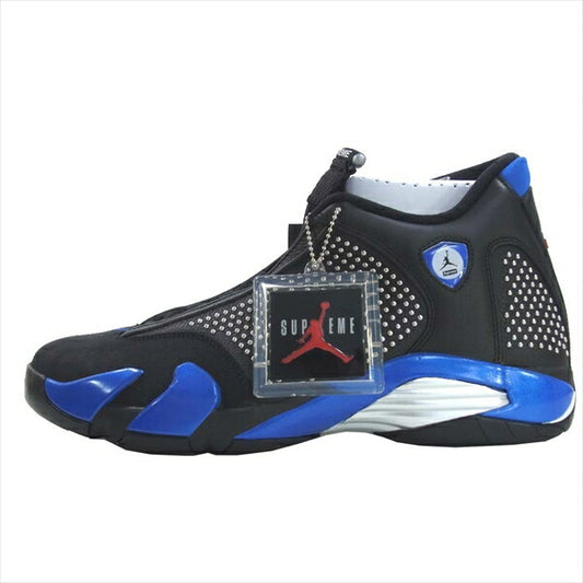 Supreme シュプリーム × NIKE ナイキ 国内納品書付 air jordan 14 BV7630-004 スニーカー ブラック系 30cm【新古品】【未使用】【中古】