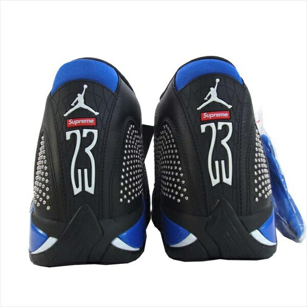 Supreme シュプリーム × NIKE ナイキ 国内納品書付 air jordan 14 BV7630-004 スニーカー ブラック系 30cm【新古品】【未使用】【中古】