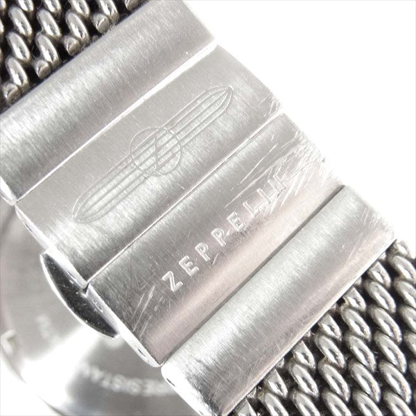 ツェッペリン 7680M-1 100周年記念 クォーツ 42mm メタルベルト 腕時計 時計 ウォッチ シルバー【中古】