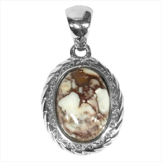 SAAD サード ワイルドホース 縄目 ストーン 925 ペンダントトップ シルバー【中古】