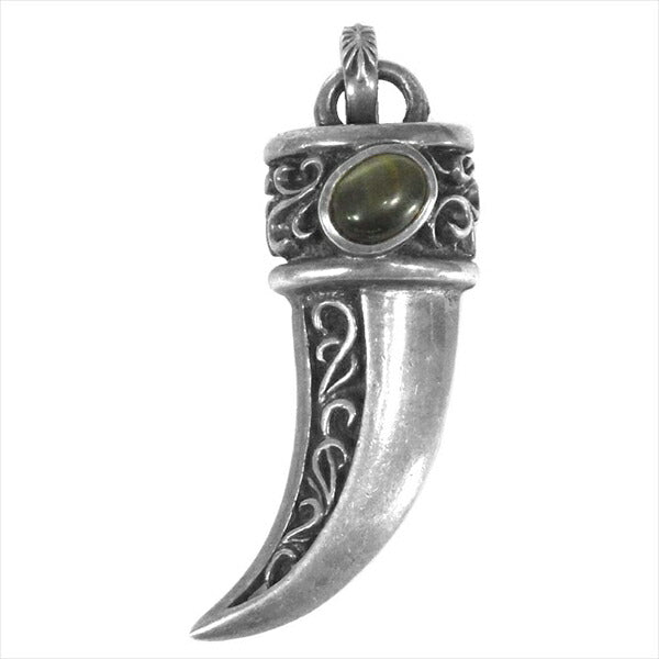 SAAD サード ストーン アラベスク ベア クロー ペンダントトップ シルバー【中古】