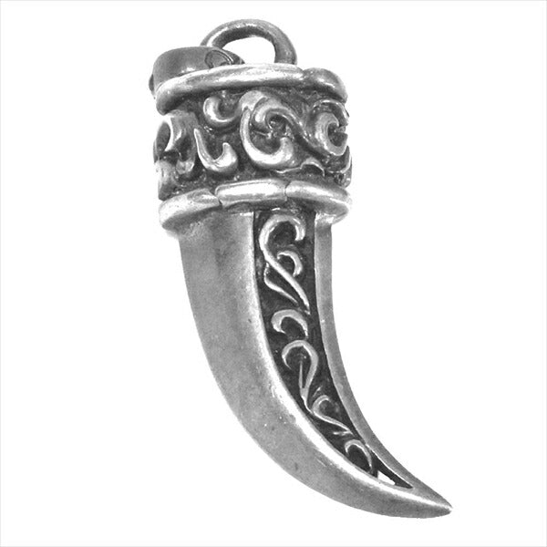 SAAD サード ストーン アラベスク ベア クロー ペンダントトップ シルバー【中古】