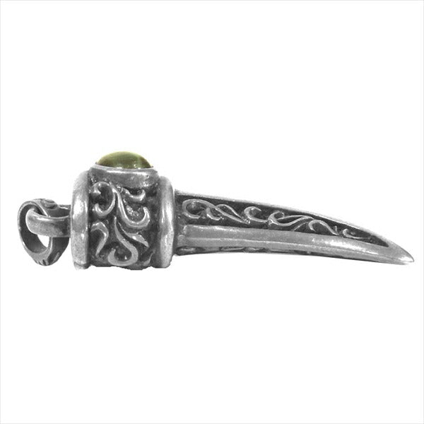 SAAD サード ストーン アラベスク ベア クロー ペンダントトップ シルバー【中古】