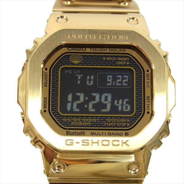 G-SHOCK ジーショック GMW-B5000 Bluetooth フルメタル ソーラー デジタル ブルートゥース 時計 ウォッチ ゴールド系【中古】