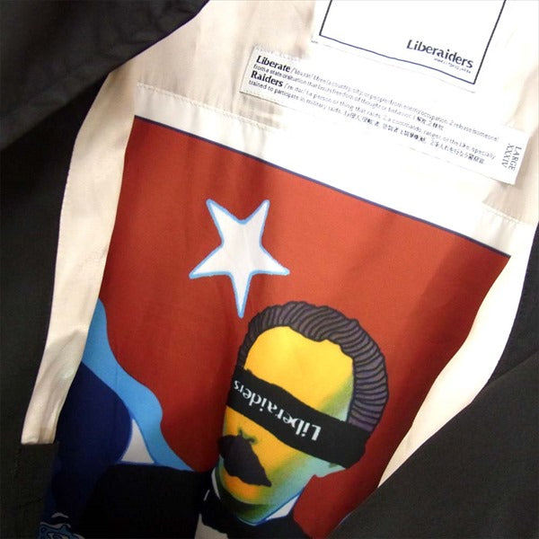 リベレイダース 71004 OG LOGO ロゴ プリント コーチ ジャケット ブラック系 L【中古】