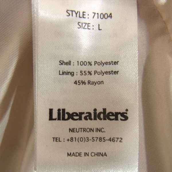 リベレイダース 71004 OG LOGO ロゴ プリント コーチ ジャケット ブラック系 L【中古】