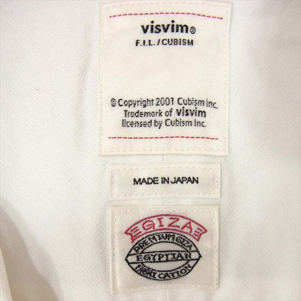 VISVIM ビズビム 0118105011002 V＋V 5-NATION SHIRT L/S バンダナ柄 18SS 長袖シャツ ホワイト系 3【中古】