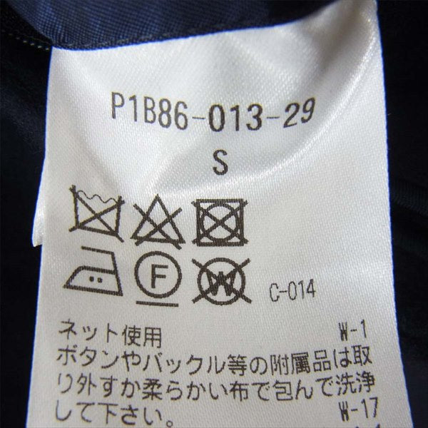 サンヨー P1B86-013-29 super 180's ウール バルマカーン 無地 コート ネイビー系 S【美品】【中古】