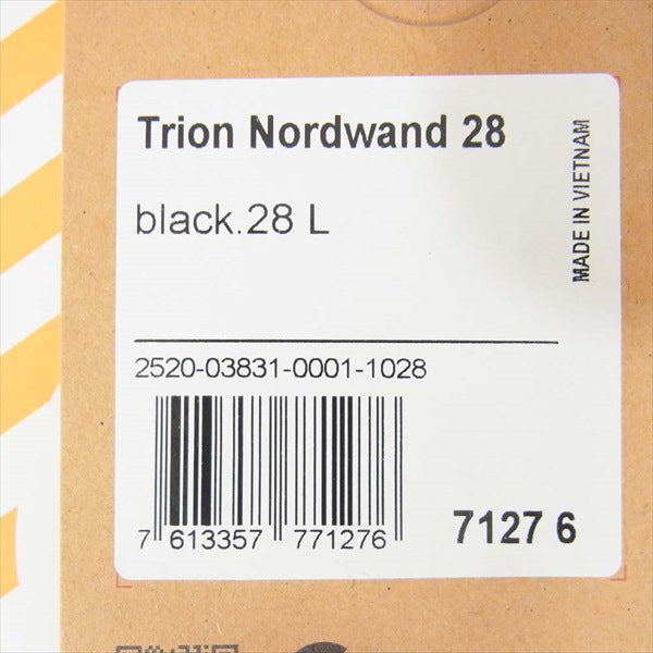 Mammut マムート Trion Nordwand 28 バックパック ロゴ プリント リュック ブラック系【新古品】【未使用】【中古】