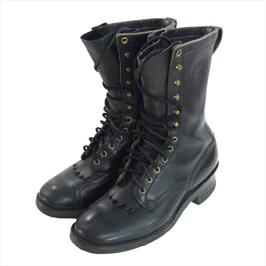 WHITE'S BOOTS ホワイツブーツ SMOKE JUMPER 10inch スモークジャンパー 10インチ ワーク ブーツ ブラック系 10D【中古】