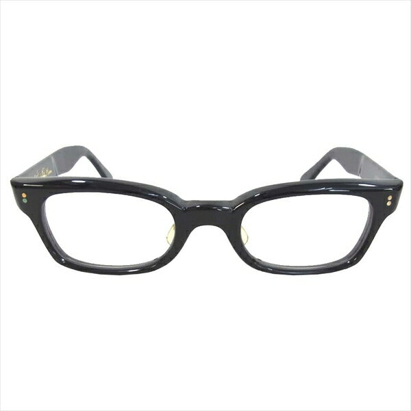 TENDERLOIN テンダーロイン × 白山眼鏡店 IN THE WIND メガネ 眼鏡 サングラス ゴールド系金具 クリアレンズ 眼鏡 ブラック系【中古】