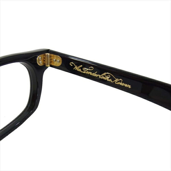 TENDERLOIN テンダーロイン × 白山眼鏡店 IN THE WIND メガネ 眼鏡 サングラス ゴールド系金具 クリアレンズ 眼鏡 ブラック系【中古】