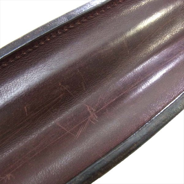 WHITE HOUSE COX ホワイトハウスコックス L9892 ブリーフケース レザー バッグ ブラウン系【中古】