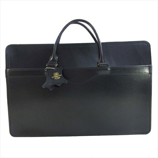 WHITE HOUSE COX ホワイトハウスコックス L9892 ブリーフケース ブライドル レザー バッグ ブラック系【中古】