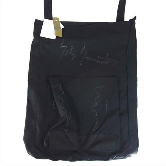 Yohji Yamamoto ヨウジヤマモト 20AW HR-I33-100-2A3 GABARDINE LAYERED WAIST BAG ギャバジン レイヤード バッグ 黒系【新古品】【未使用】【中古】