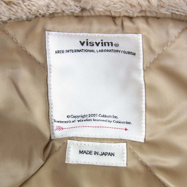 VISVIM ビズビム 18AW VALDEZ COAT (WOOL PILE) 0118205013010 バルデス コート ジャケット ベージュ系 4【美品】【中古】