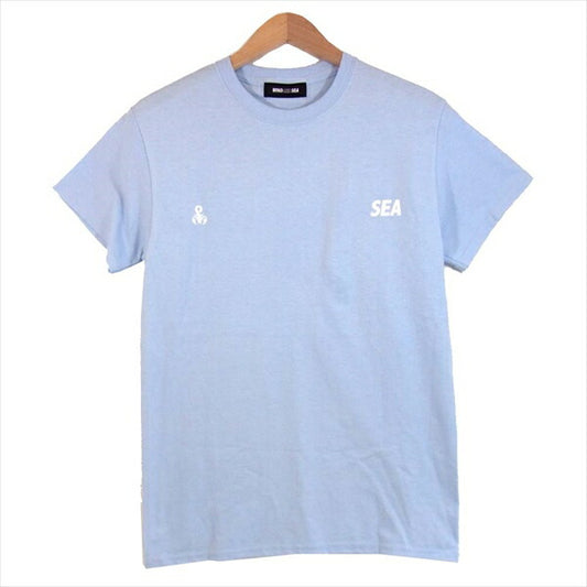ウィンダンシー SOPHNET ソフネット WDS LINE STONE SEA T-SHIRT WDS-SPNT-02 ラインストーン Tシャツ 水色系  水色系 S【極上美品】【中古】