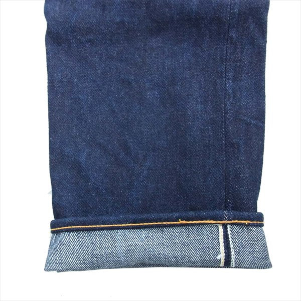 EVISU エヴィス Lot2000 ボタンフライ ストレート デニム パンツ インディゴブルー系 32【美品】【中古】