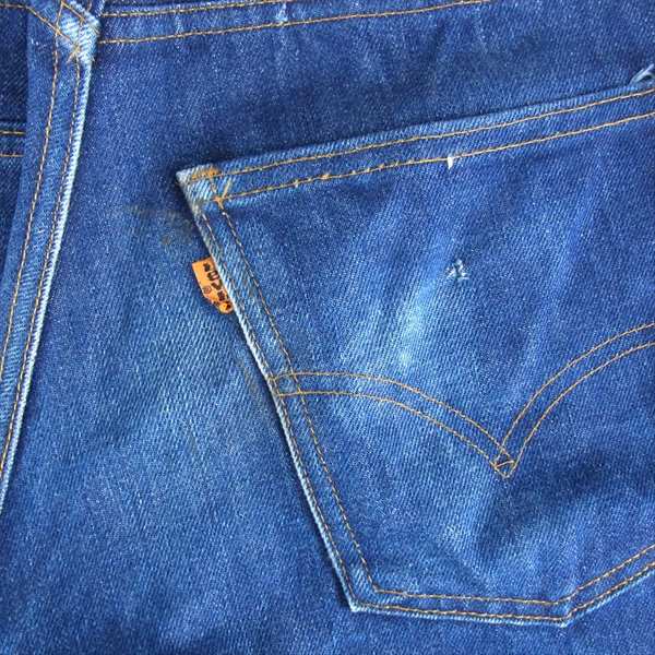 Levi's リーバイス ヴィンテージ オリジナル 20505-0217 ボタン裏 575 オレンジタブ デニム パンツ インディゴブルー系 W29【中古】