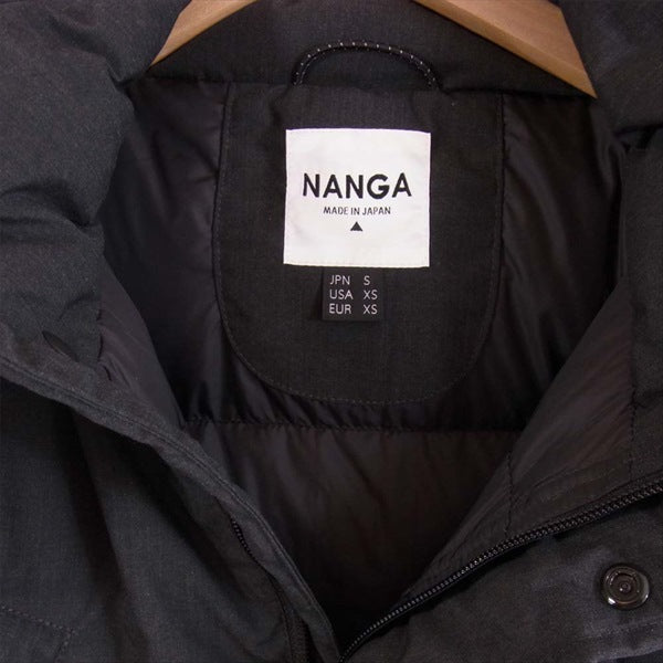NANGA ナンガ NITJCHEO TAKIBI DOWN JACKET 焚火 タキビ ダウン ジャケット グレー系 S【新古品】【未使用】【中古】