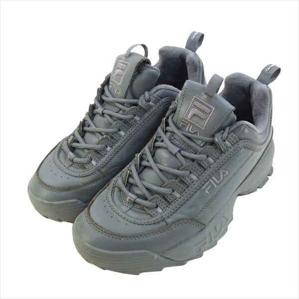 GRAPHPAPER グラフペーパー × フィラ FILA MSS19021-001 Disruptor スニーカー グレー系 グレー系 26cm【中古】