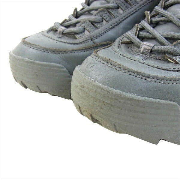 GRAPHPAPER グラフペーパー × フィラ FILA MSS19021-001 Disruptor スニーカー グレー系 グレー系 26cm【中古】