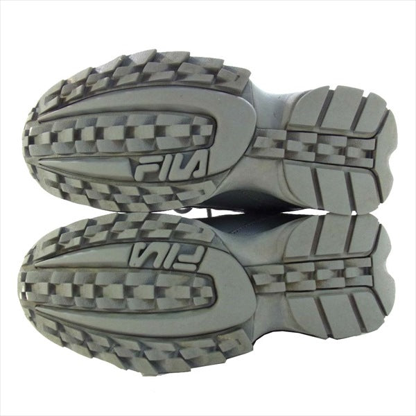 GRAPHPAPER グラフペーパー × フィラ FILA MSS19021-001 Disruptor スニーカー グレー系 グレー系 26cm【中古】