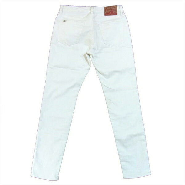 HYSTERIC GLAMOUR ヒステリックグラマー 0243AP01 14AW ペグトップ スリムデニム デニム パンツ 白系 白系 30【中古】