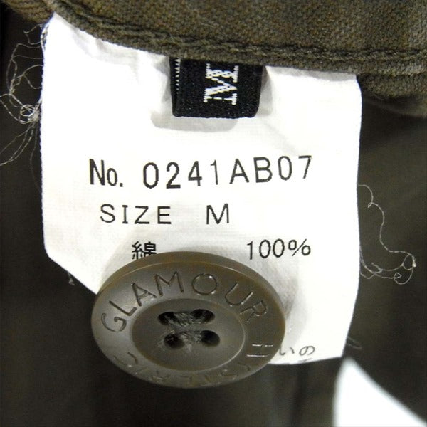 HYSTERIC GLAMOUR ヒステリックグラマー 0241AB07 M-65 THE Rolling Stones ローリングストーンズ プリント 日本製 ブルゾン カーキ(オリーブグリーン)系 M【中古】